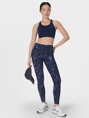 Sweaty Betty Blue Stamina Seamless Sports Bra - Image 1 of 7