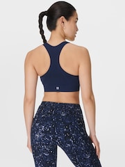 Sweaty Betty Blue Stamina Seamless Sports Bra - Image 2 of 7