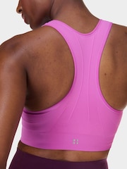 Sweaty Betty Light Pink Stamina Seamless Sports Bra - Image 2 of 7