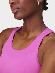 Sweaty Betty Light Pink Stamina Seamless Sports Bra - Image 3 of 7