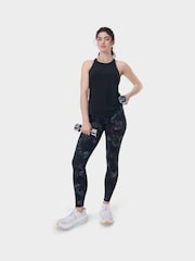 Sweaty Betty Chrome Black Full Length Power Workout Leggings - Image 5 of 6