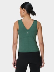 Sweaty Betty Green Gaia V-Neck Tank - Image 2 of 5