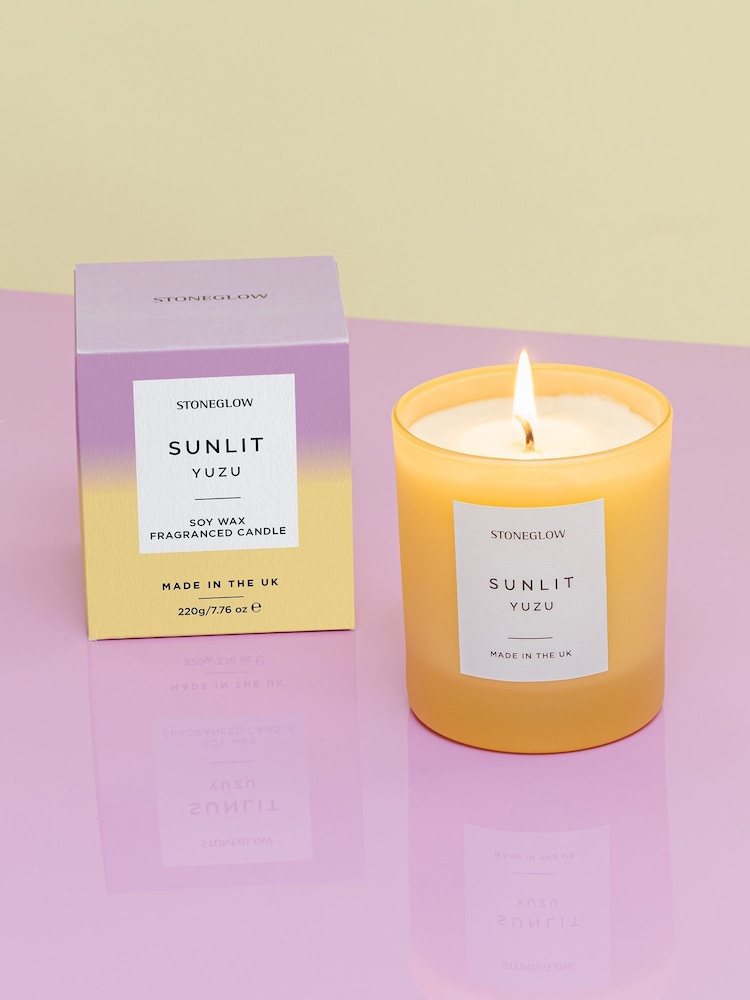 Stoneglow Sunlit Yuzu Sol Collection Scented Candle - Image 2 of 2