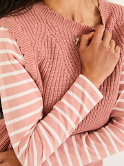 FatFace Heidi Pink 2in1 Tank Jersey - Image 3 of 6