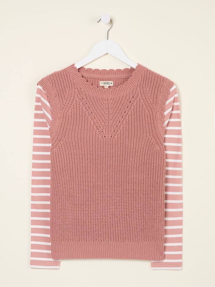 FatFace Heidi Pink 2in1 Tank Jersey - Image 6 of 6