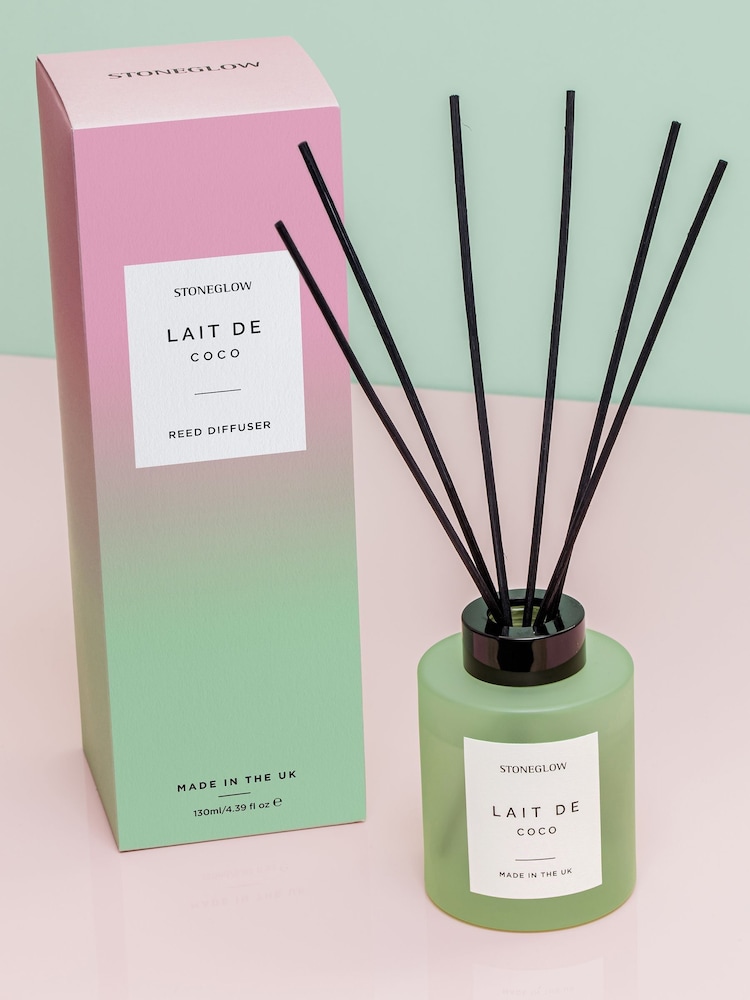 Stoneglow Lait de Coco Sol Collection Reed Diffuser - Image 2 of 2 Stoneglow Lait de Coco Sol Collection Reed Diffuser - Image 2 of 2