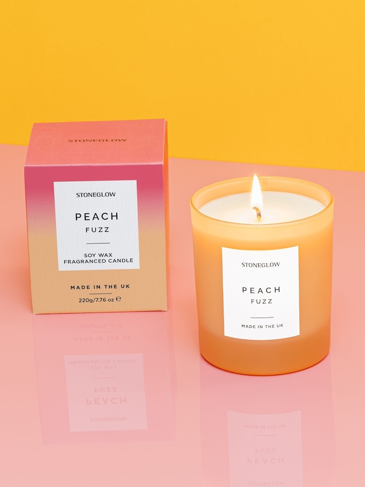 Stoneglow Peach Fuzz Sol Collection Scented Candle - Image 2 of 2