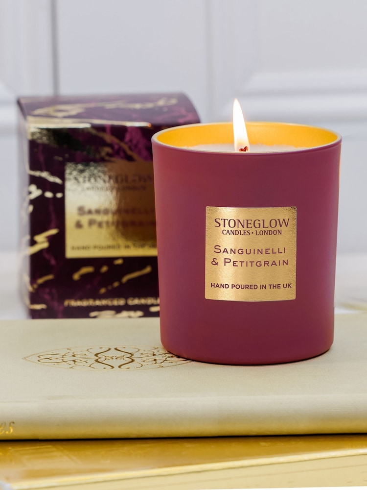 Stoneglow Sanguineli & Petitgrain Luna Scented Candle - Image 3 of 3 Stoneglow Sanguineli & Petitgrain Luna Scented Candle - Image 3 of 3
