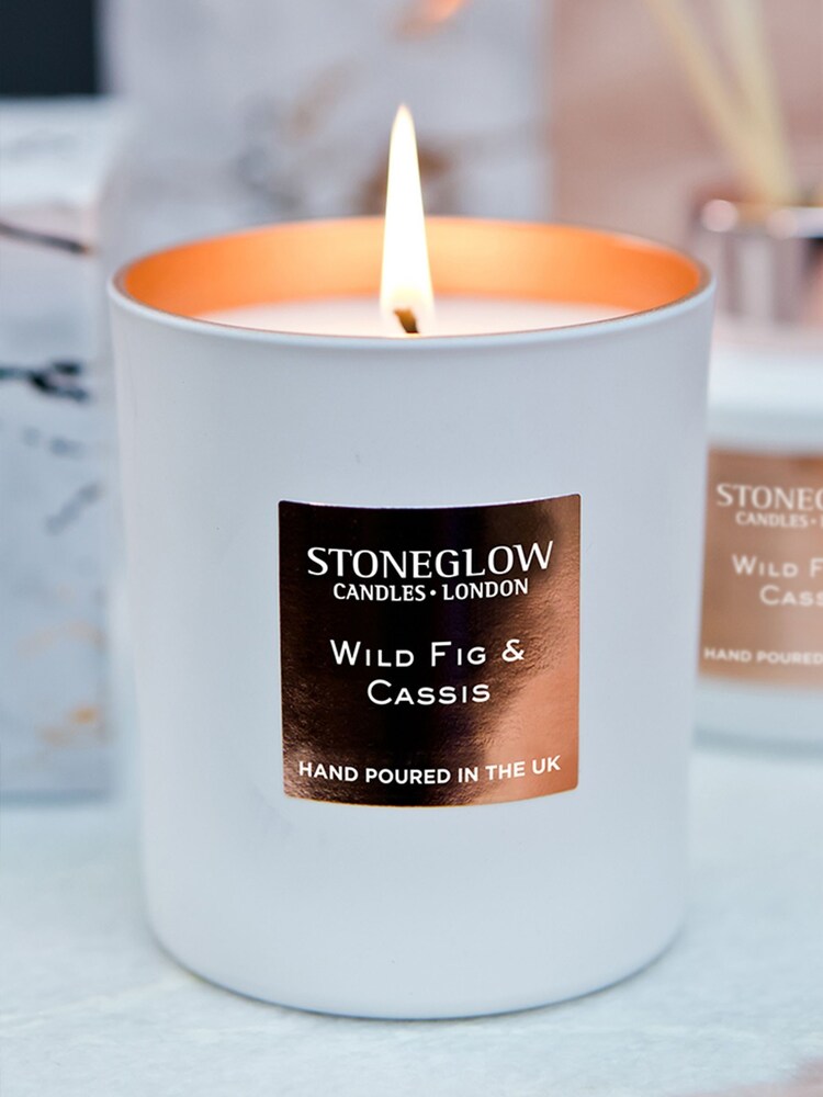 Stoneglow Wild Fig & Cassis Luna Scented Candle - Image 2 of 2