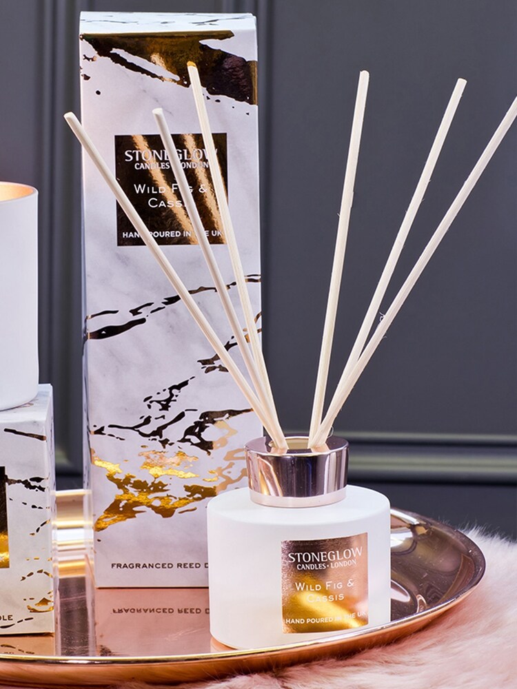 Stoneglow Wild Fig & Cassis 120ml Luna Reed Diffuser - Image 2 of 2