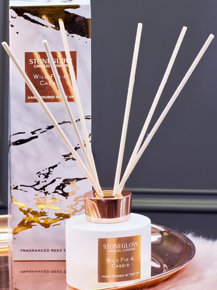 Stoneglow Wild Fig & Cassis 120ml Luna Reed Diffuser - Image 3 of 3 Stoneglow Wild Fig & Cassis 120ml Luna Reed Diffuser - Image 3 of 3