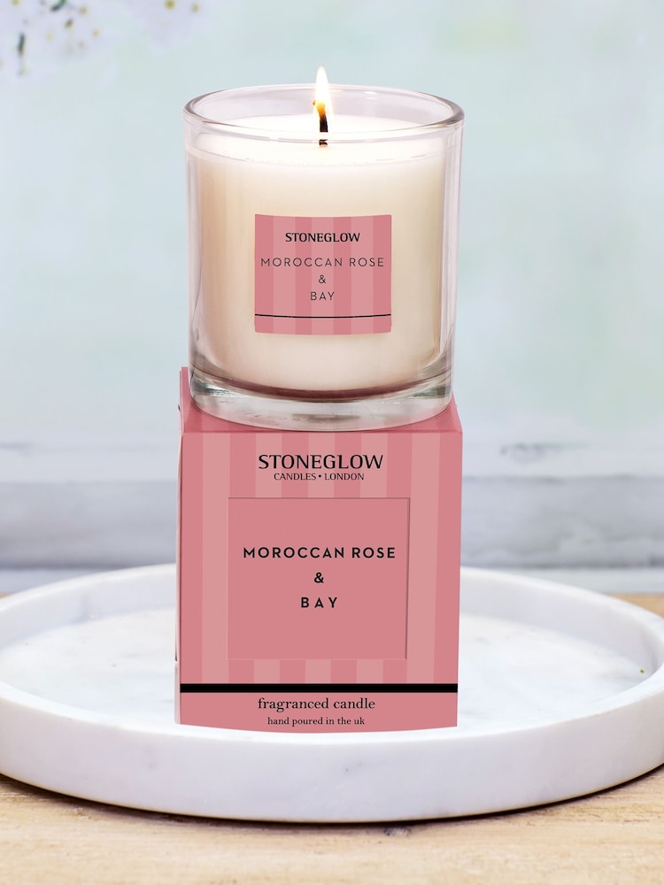 Stoneglow Moroccan Rose & Bay Modern Classics Scented Candle - Image 2 of 2