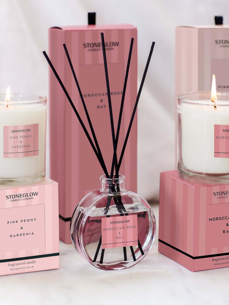 Stoneglow Moroccan Rose & Bay Modern Classics Reed Diffuser - Image 2 of 2 Stoneglow Moroccan Rose & Bay Modern Classics Reed Diffuser - Image 2 of 2