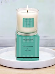 Stoneglow Fresh Linen & Citrus Modern Classics Scented Candle - Image 2 of 2