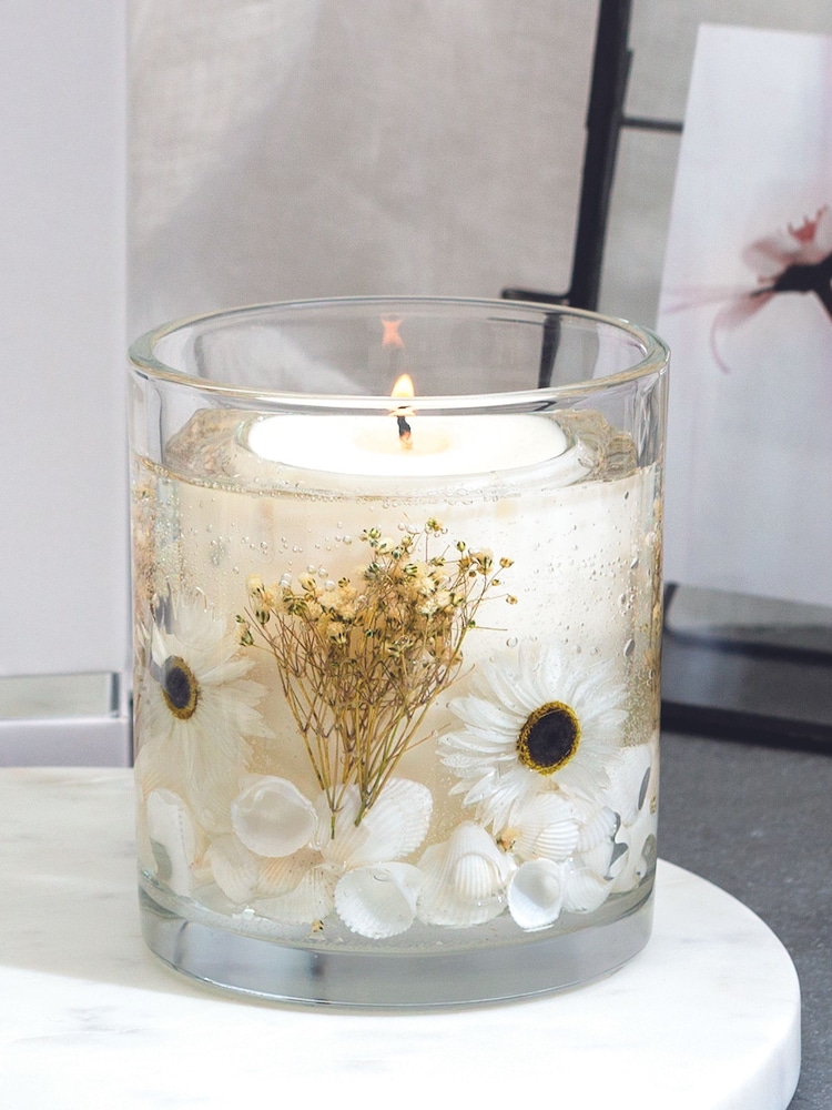 Stoneglow Beach Daisy Natures Gift Scented Candle - Image 2 of 2