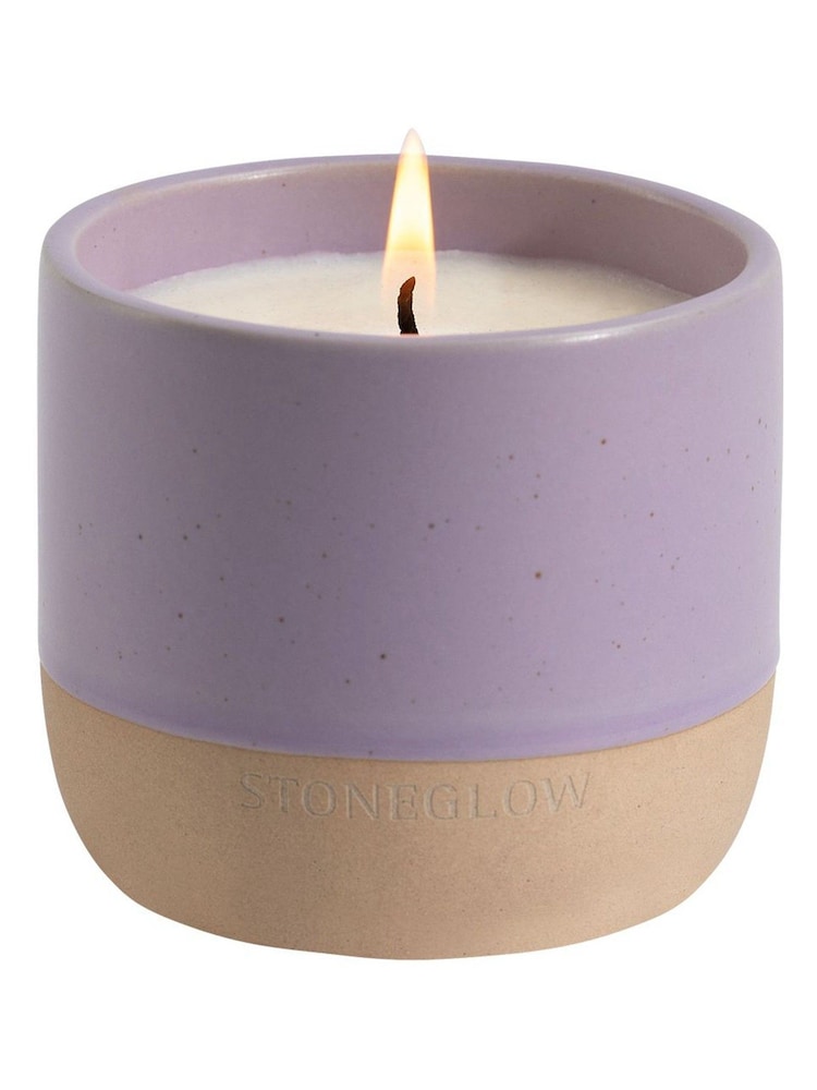 Stoneglow Elements Moon Lavender & Mint Ceramic Scented Candle - Image 1 of 1