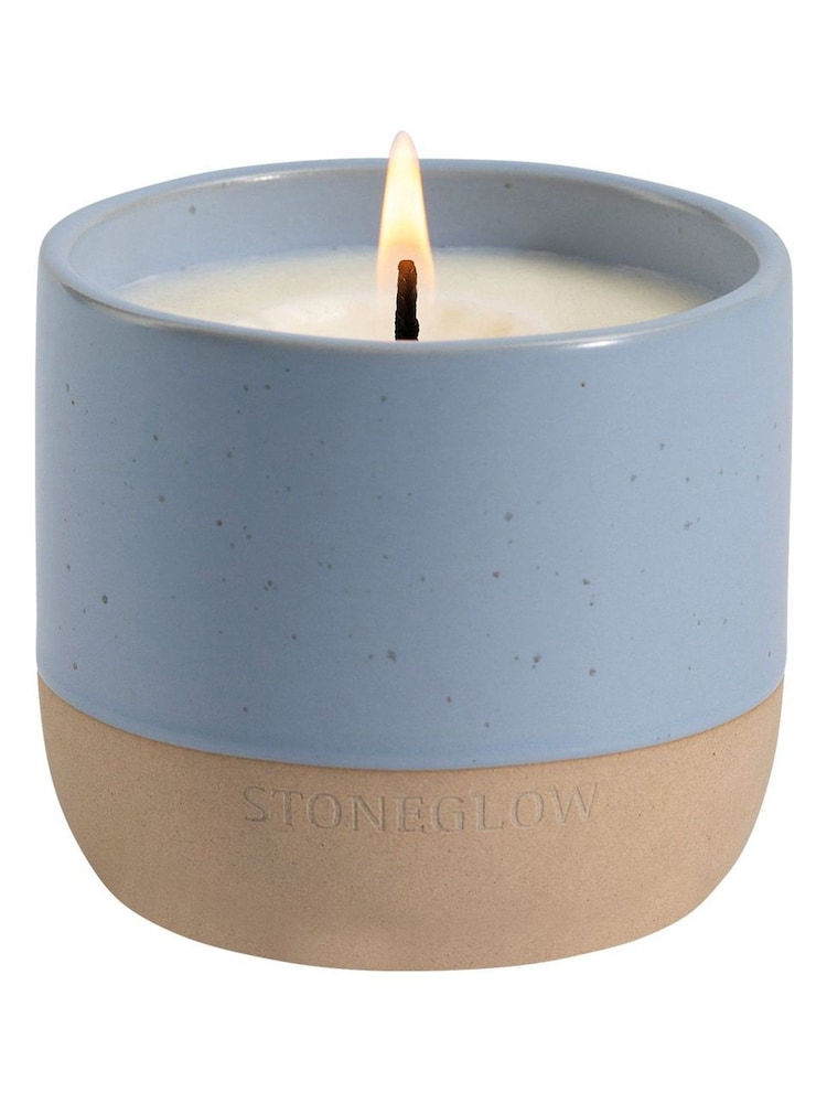 Stoneglow Elements Water Wood Sage & Samphire Ceramic Scented Candle - Image 1 of 1