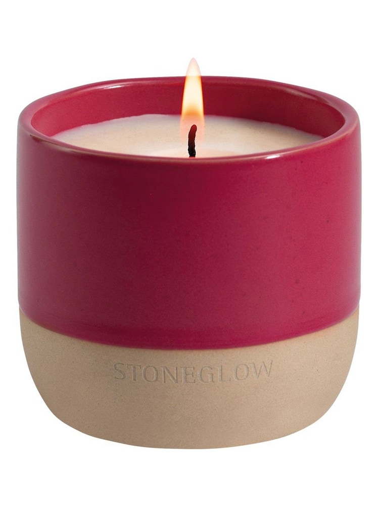 Stoneglow Elements Fire Red Pepper & Cardamon Ceramic Scented Candle - Image 1 of 1