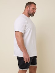 BadRhino Big & Tall Black Knitted Shorts - Image 3 of 6