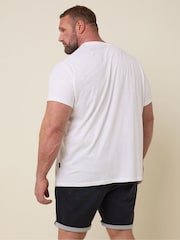 BadRhino Big & Tall Black Knitted Shorts - Image 4 of 6