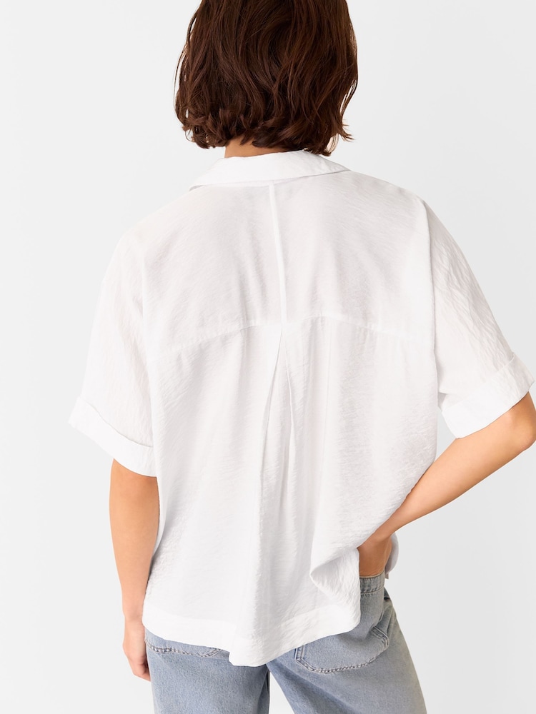 Whistles White Sasha Relaxed Shirt - Image 2 of 5