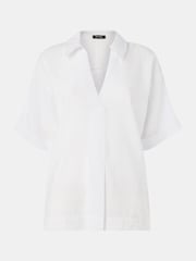 Whistles White Sasha Relaxed Shirt - Image 5 of 5