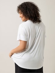 Evans Animal Foil Print White T-Shirt - Image 3 of 5