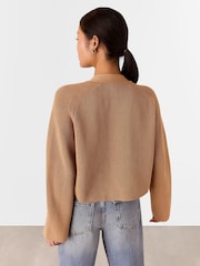 Whistles Mărime mică Nala 100% Cotton Cardigan - Image 2 of 5