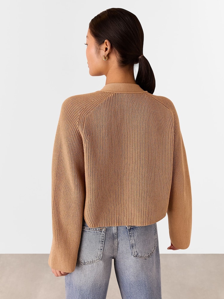 Whistles Mărime mică Nala 100% Cotton Cardigan - Image 2 of 5