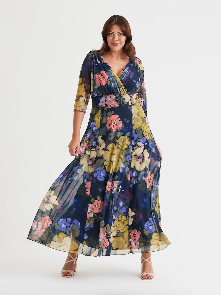 Scarlett & Jo Navy Verity Maxi Gown - Image 1 of 4
