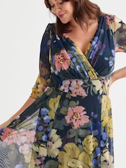 Scarlett & Jo Navy Verity Maxi Gown - Image 2 of 4