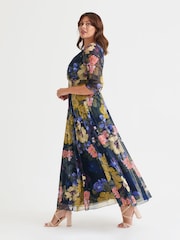 Scarlett & Jo Navy Verity Maxi Gown - Image 3 of 4