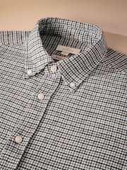 Navy Blue Signature Long Sleeve Check Shirt - Image 7 of 8