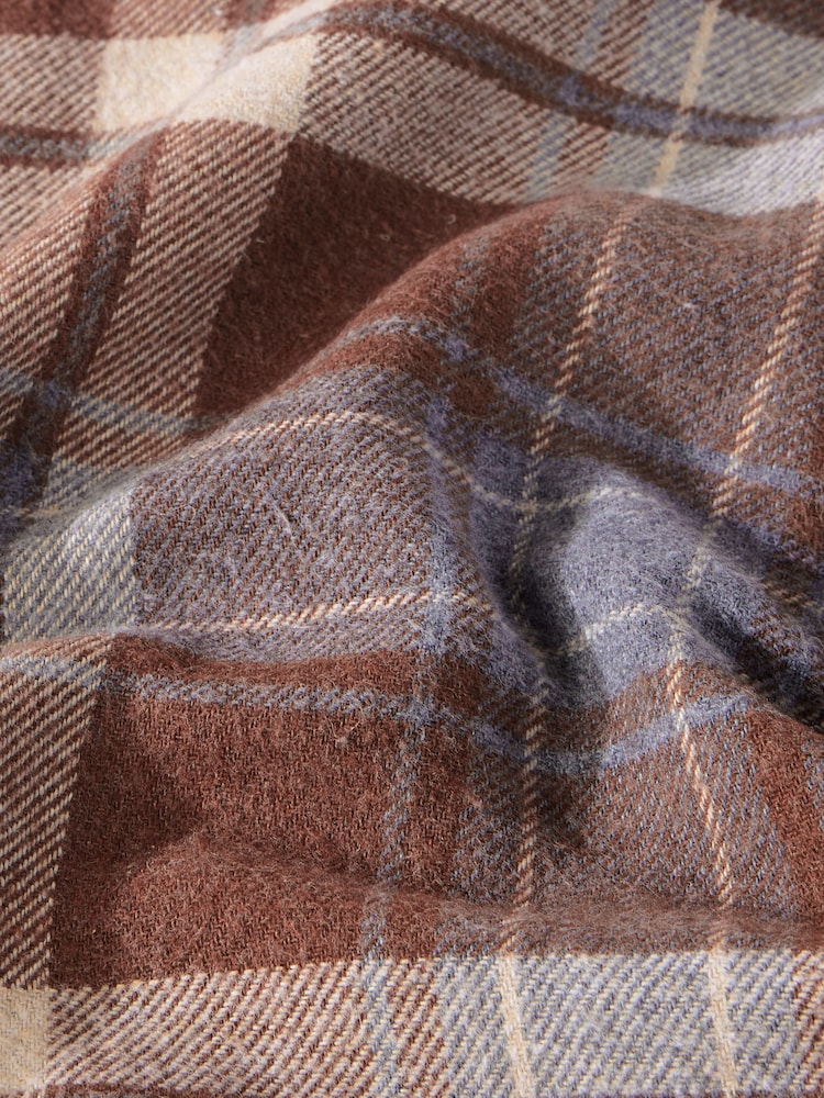 Chocolate Brown Signature Long Sleeve Check Shirt - Image 10 of 10