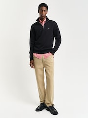 GANT Black 100% Cotton Jumper - Image 3 of 5