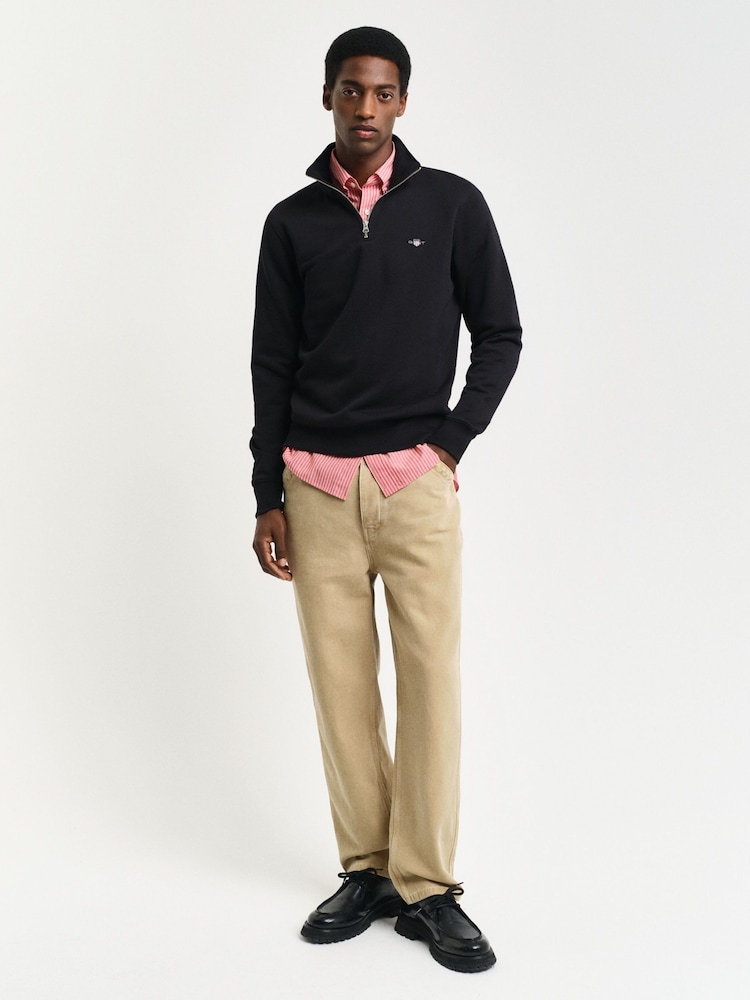 GANT Black 100% Cotton Jumper - Image 3 of 5