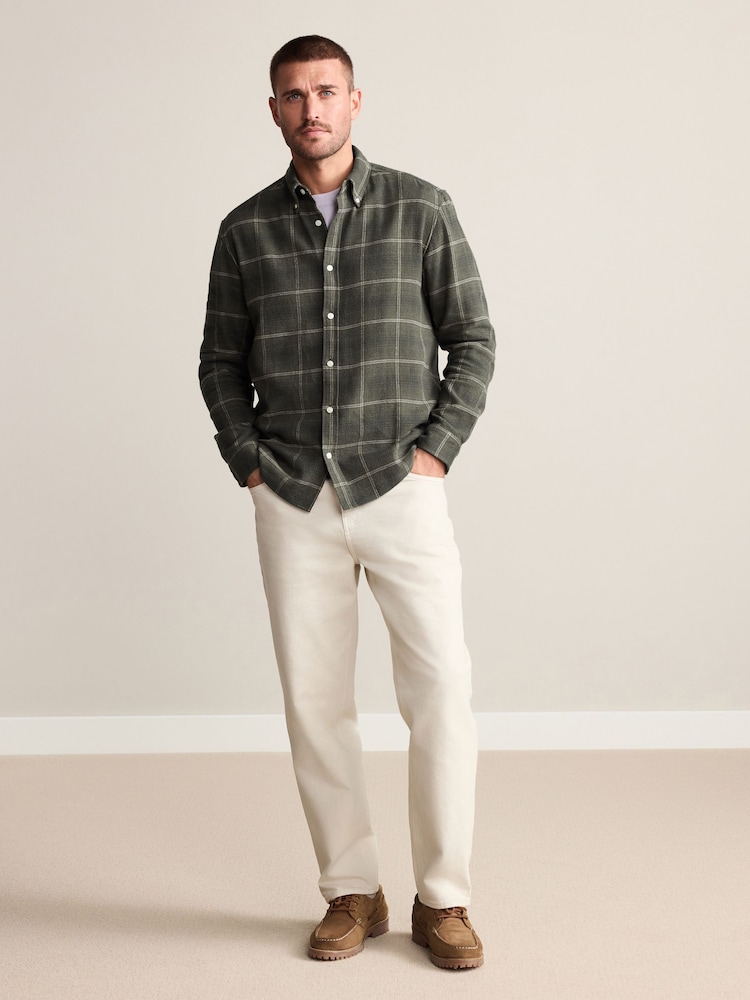 Green Signature Long Sleeve Check Shirt - Image 2 of 9