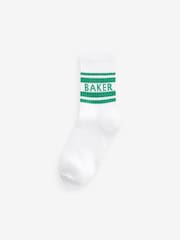 Bele črtaste multi - Komplet 5 parov fantovskih nogavic Baker by Ted Baker - Slika 3 iz 8