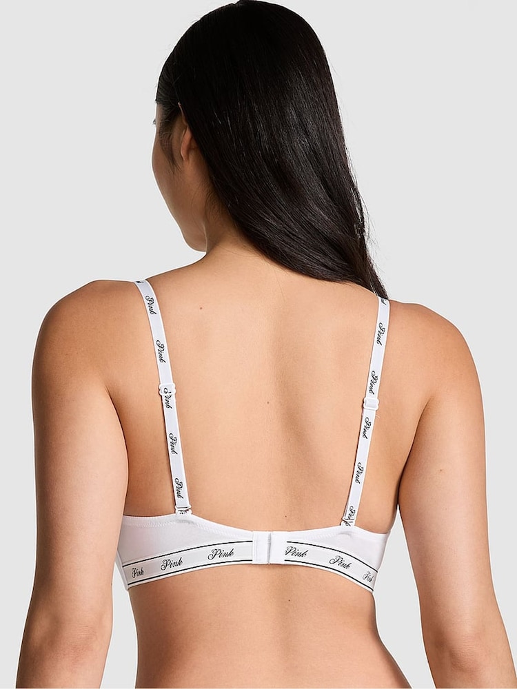 Victoria's Secret PINK White Non Wired Push Up Bra - Image 2 of 3