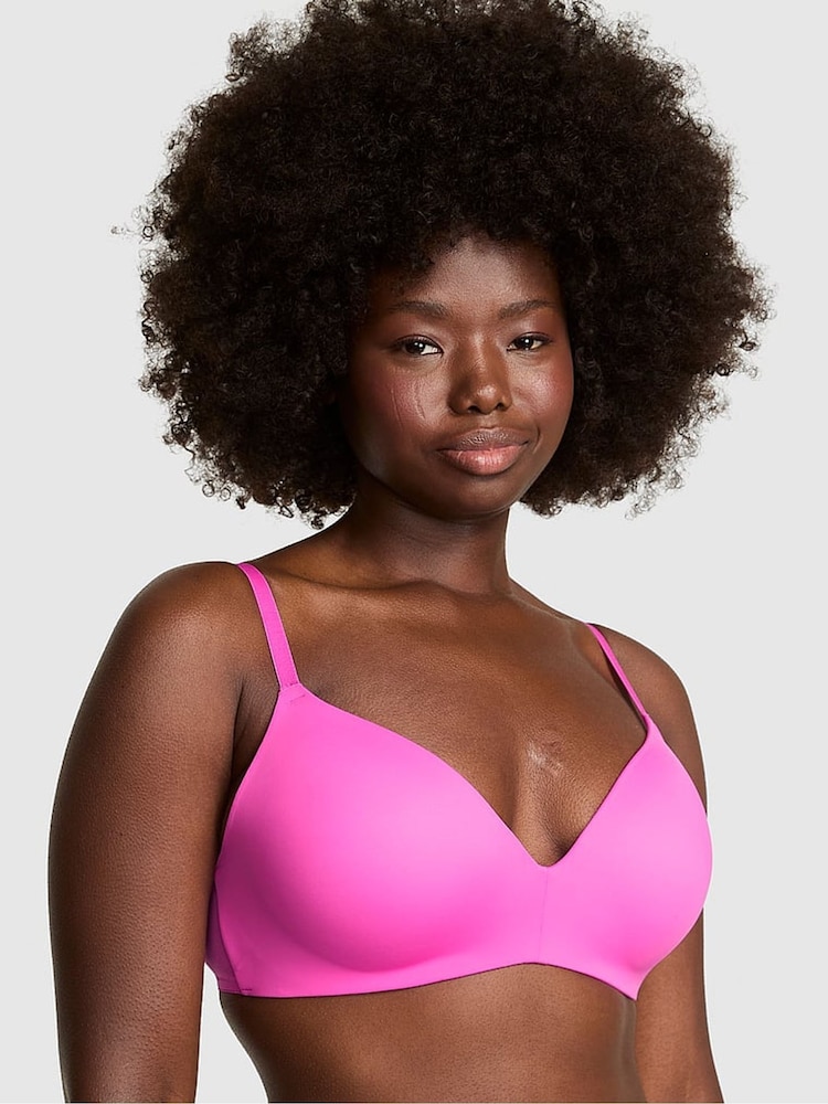 Victoria's Secret PINK Pink Gossip Non Wired Push Up Bra - Image 1 of 3 Victoria's Secret PINK Pink Gossip Non Wired Push Up Bra - Image 1 of 3