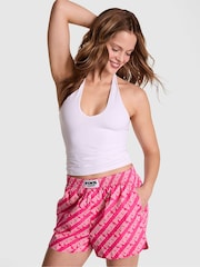 Victoria's Secret PINK Pink Gossip Short Pyjama Bottoms - Image 1 of 3