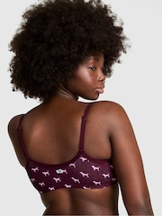 Victoria's Secret PINK Purple Rose Scoop Rib Scoop Bralette - Image 2 of 3