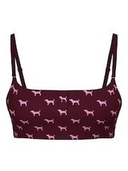 Victoria's Secret PINK Purple Rose Scoop Rib Scoop Bralette - Image 3 of 3