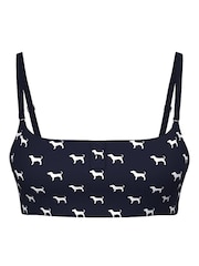 Victoria's Secret PINK Noir Navy Blue Scoop Rib Scoop Bralette - Image 3 of 3