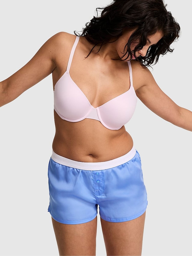 Victoria's Secret PINK Seascape Blue Short Pyjama Bottoms - Image 1 of 3