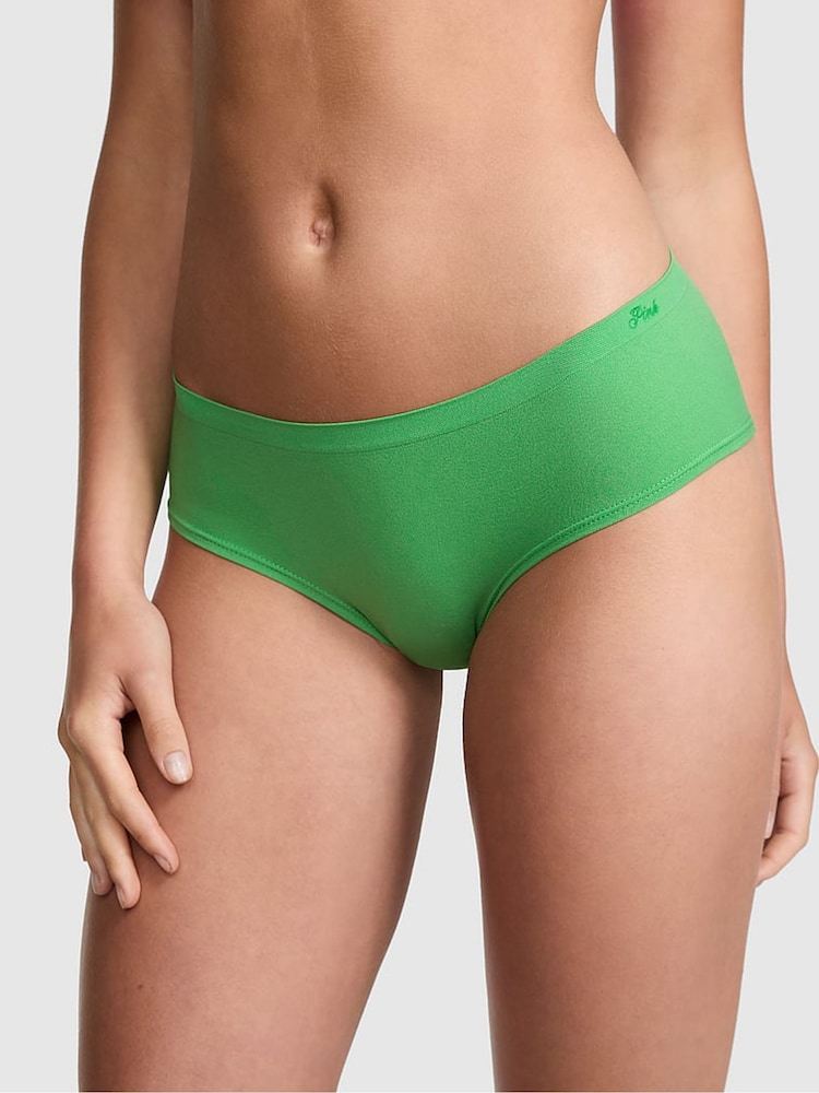 Victoria's Secret PINK Wild Green Hipster Seamless Knickers - Image 1 of 3