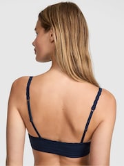 Victoria's Secret PINK Navy Blue Non Wired Push Up Non Wired Seamless Rib Push Up Bra - Image 2 of 3