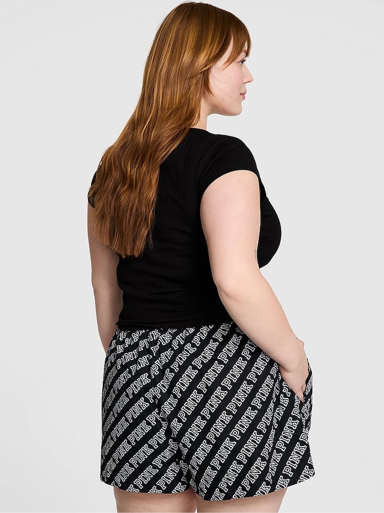 Victoria's Secret PINK Black Short Pyjama Bottoms - Image 2 of 3