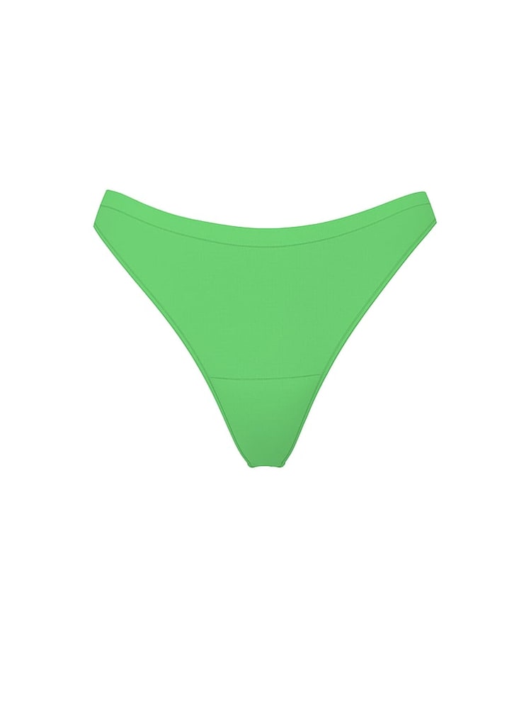 Victoria's Secret PINK Wild Green Mini Scoop Thong Seamless Knickers - Image 3 of 3