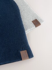 Mornarsko modra/siva - Beanies 2 Pack (3mths-10yrs) - Slika 3 iz 5